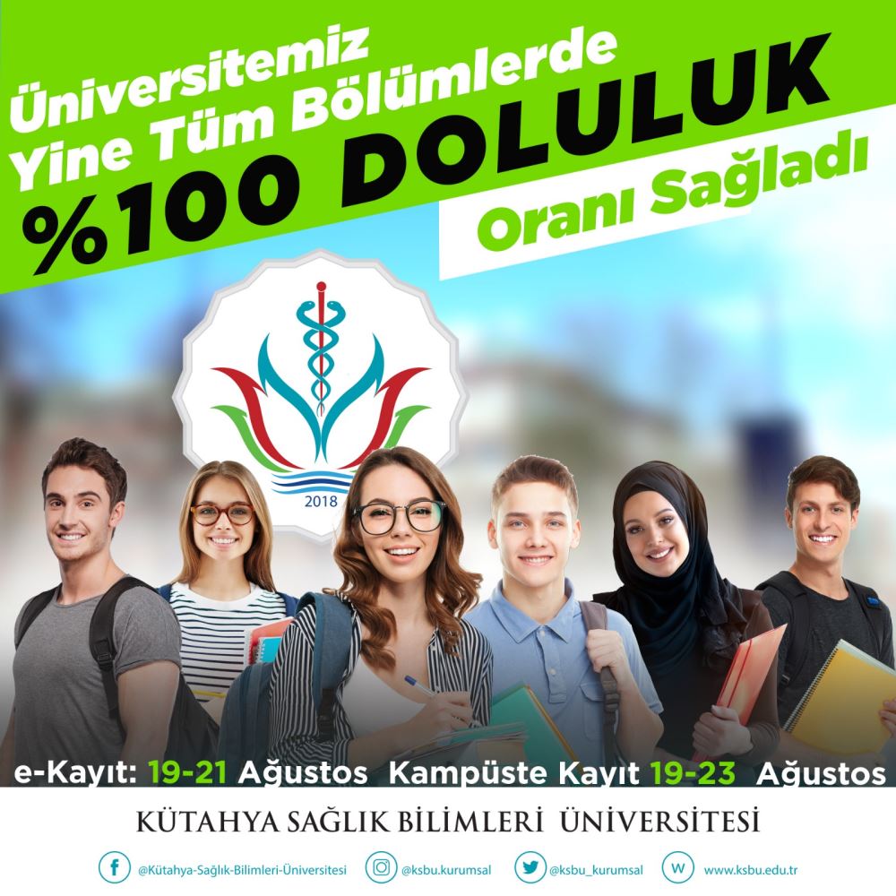 Üniversitemiz Yine Yüzde 100 Doluluk Oranı Sağladı