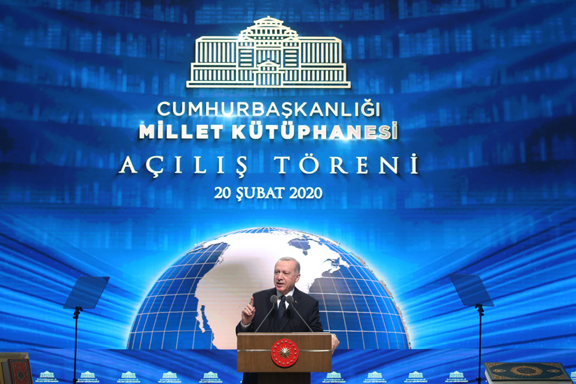 MİLLET KÜTÜPHANESİ’NİN AÇILIŞI GERÇEKLEŞTİ