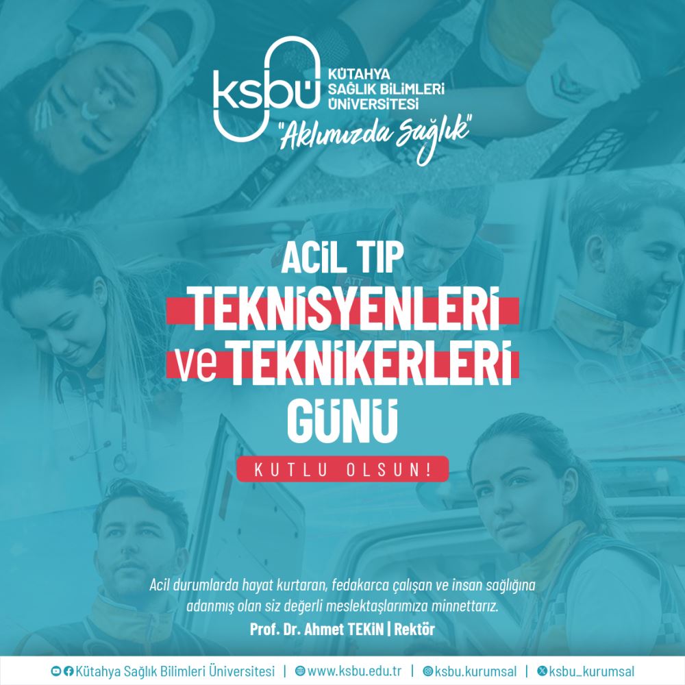 ACİL TIP TEKNİSYENLERİ VE TEKNİKERLERİ GÜNÜ