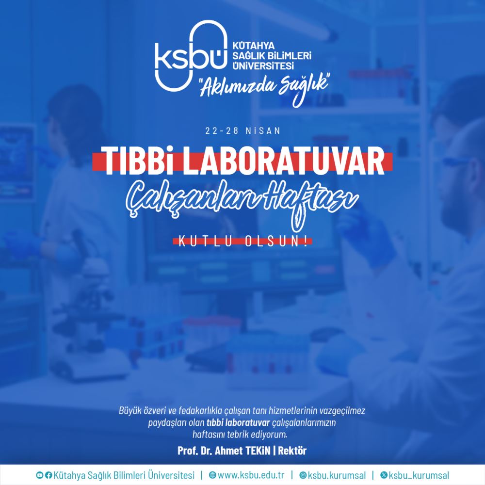 TIBBİ LABORATUVAR ÇALIŞANLARI HAFTASI