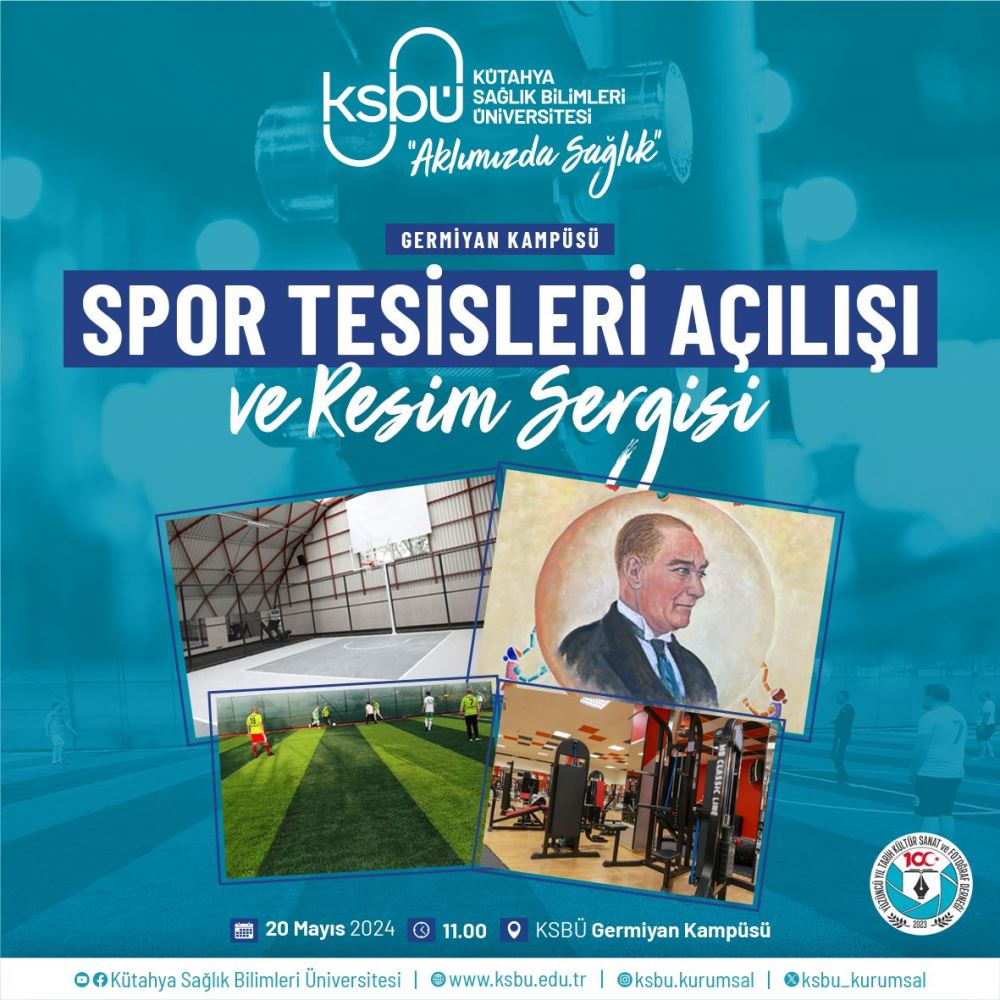 SPOR TESİSLERİ AÇILIŞI VE RESİM SERGİSİ