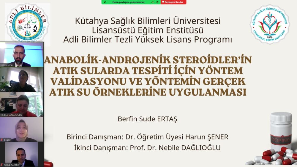 ADLİ BİLİMLER BÖLÜMÜNDE İLK TEZLİ YÜKSEK LİSANS MEZUNİYETİ 