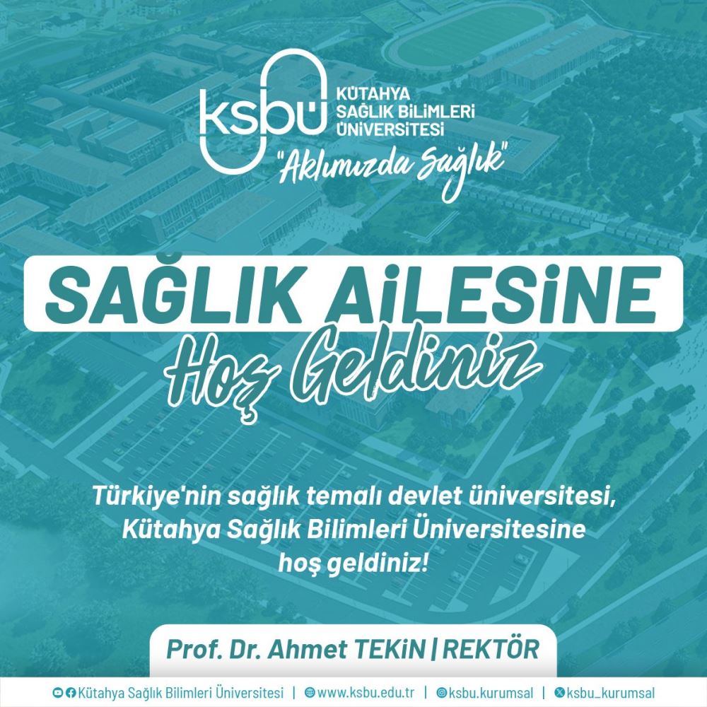 SAĞLIK AİLESİNE HOŞ GELDİNİZ